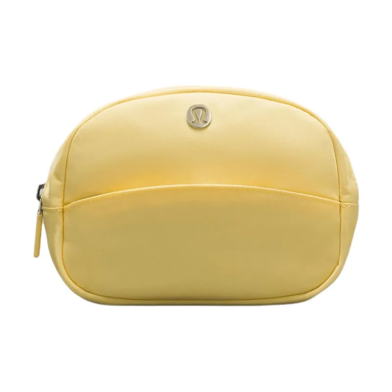 Lululemon Nylon Storage Bag Clutch Mini Women's Swirl Yellow-0