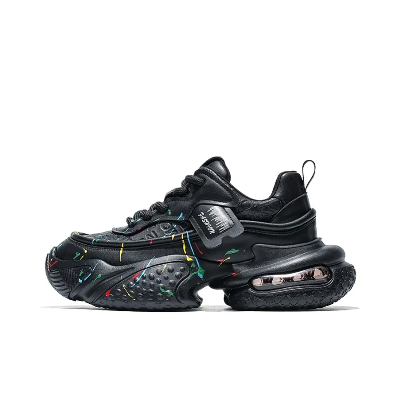 MOERBAI Spacewalk Series Cushioned Wear-Resistant Lightweight Height Increasing Low-Top Chunky Sneakers Men's-6