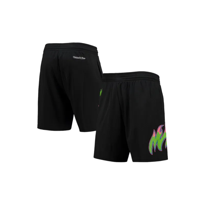 NBA Basketball Shorts Miami Heat Team Men's Black-2