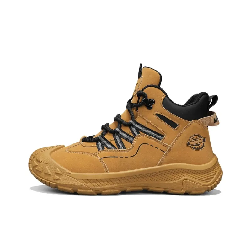 Warrior Wear-Resistant Slip-Resistant Cushioning High-Top Casual Shoes Men's-12