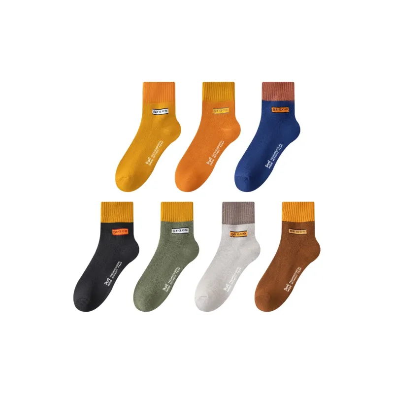 MIIOW Mid-Calf Socks Men's Combo Set-39
