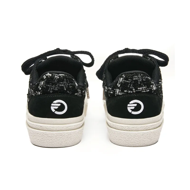 DFOA Low Top Skateboard Shoes Unisex Black-4