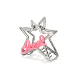 Urban-Chic Style Five-Pointed Star Claw Clip[Gunmetal Black]