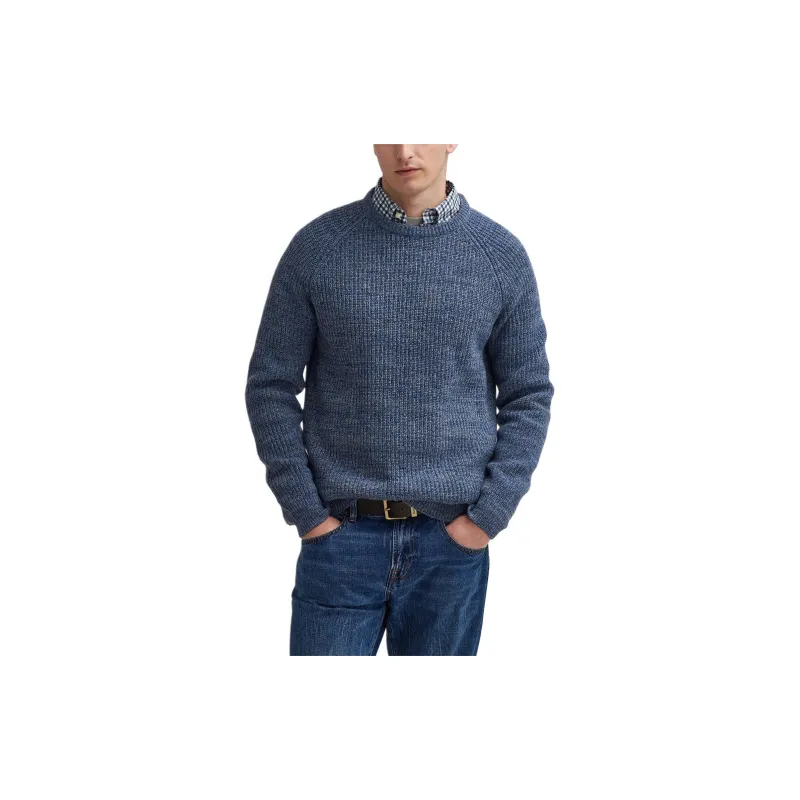 BARBOUR Logo-Patch Crewneck Jumper-2