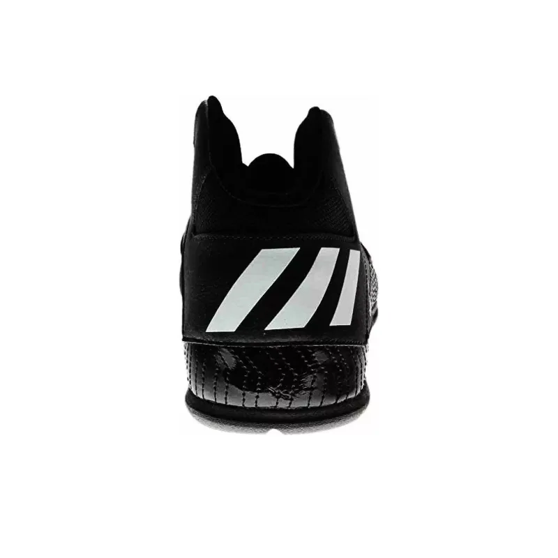 Adidas NEXT LEVEL Anti-Slip Wear-Resistant Mid-Top Basketball Shoes Men's Black-4