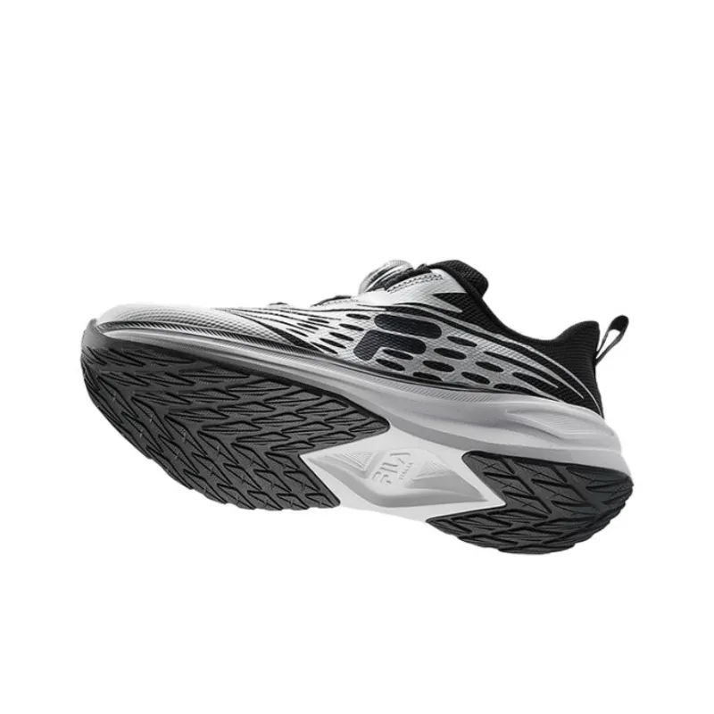 FILA KIDS Flying Feather Abrasion Resistant Breathable Slip Resistant Low Top Kids' Running Shoes Black Gray Teenagers-6