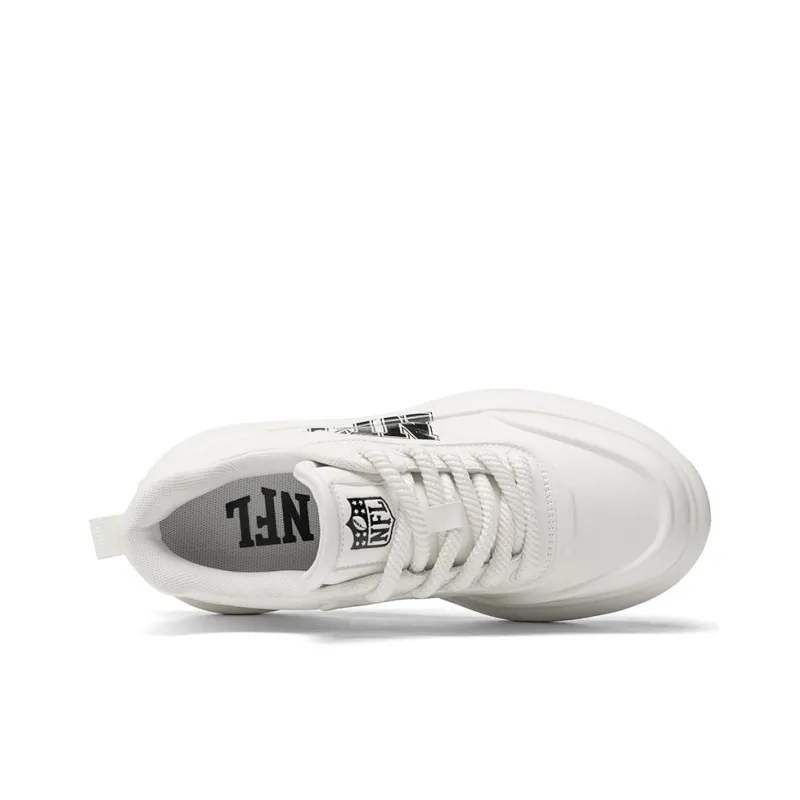 NFL Sport Casual Cushioning Lightweight Low Top Casual Shoes Men's Ecru-2