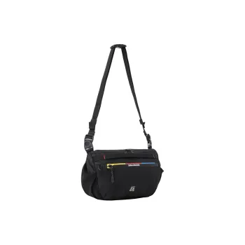 SALOMON Nylon Shoulder Bag Crossbody Bag Unisex Black