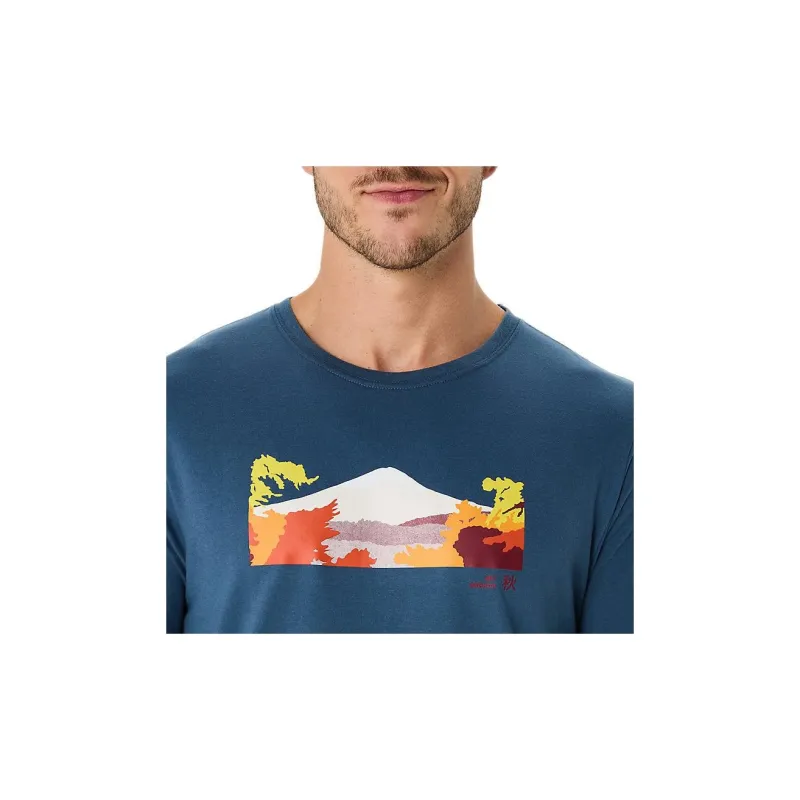 Asics UNISEX LONG SLEEVE AUTUMN OF SPORT TEE T-Shirt Unisex Vintage Indigo-4