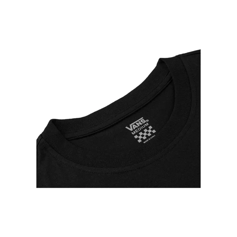 Vans Set in Sleeve T Shirt Women's Black-2