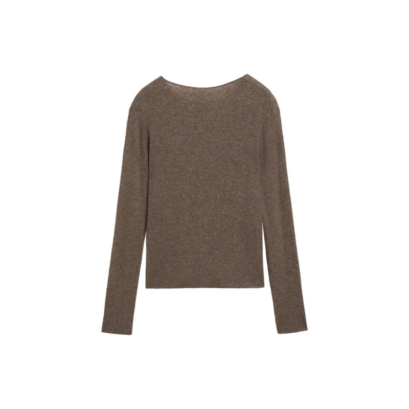 Massimo Dutti Sweater Women's Brown-1