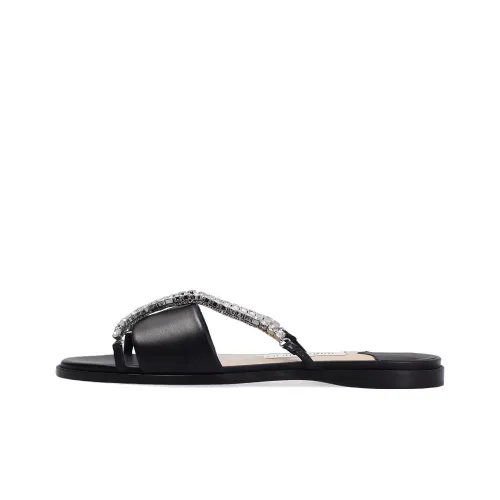 Jimmy Choo Slide Slippers Women's Black