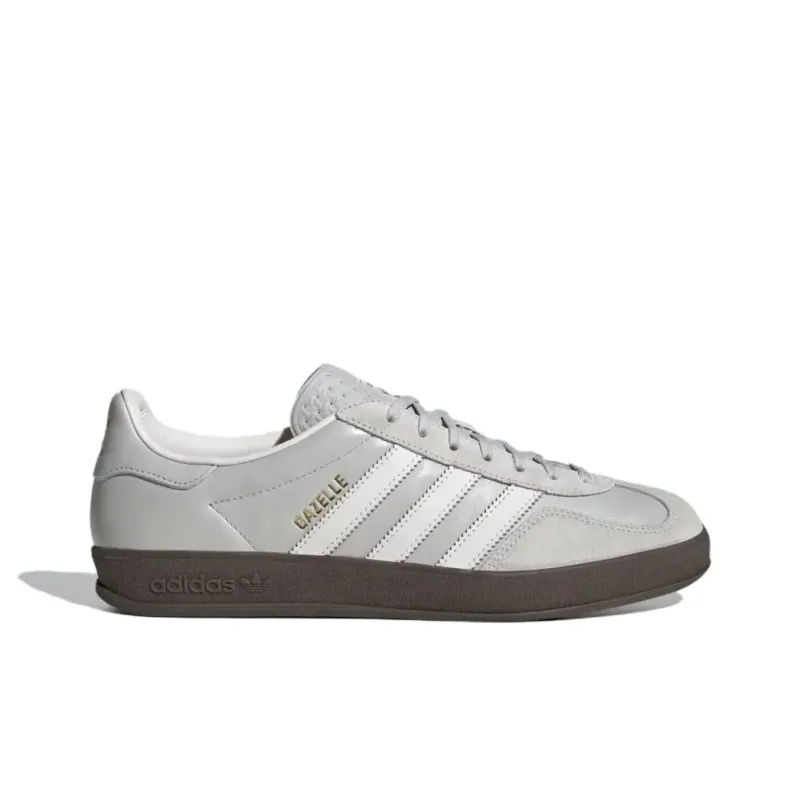 Adidas Gazelle Indoor Grey Core White Gum-1