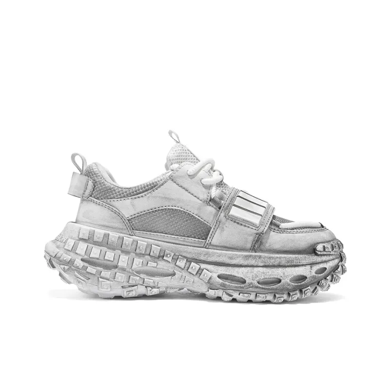 DM Trendy Versatile Minimalist Style Low Top Chunky Sneakers Men's-2