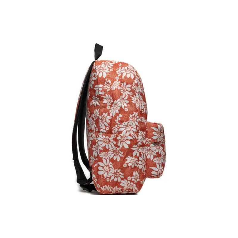 Vans Polyester Backpack Unisex Orange & White-1