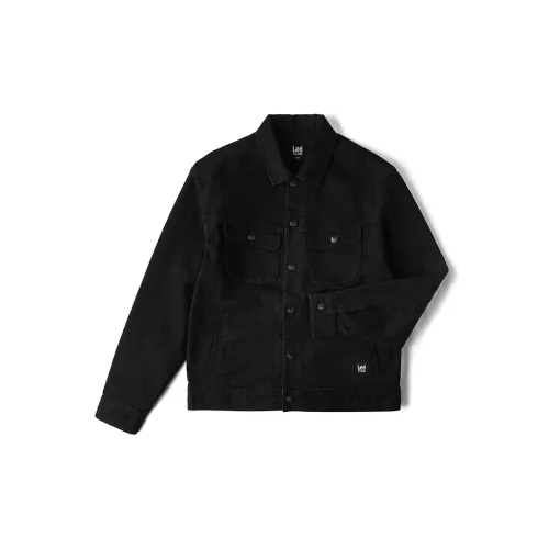 Lee Denim Jackets Men Black