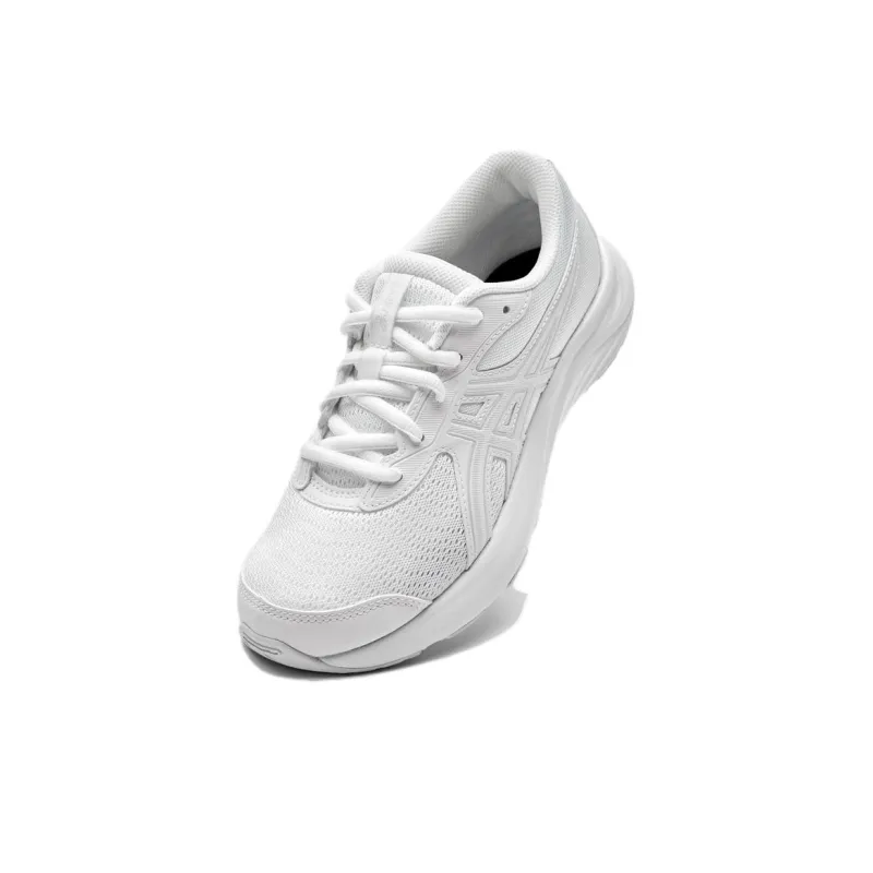 Asics Anti Slip Wear Resistant Low Top Kids' Running Shoes White Teenagers-2