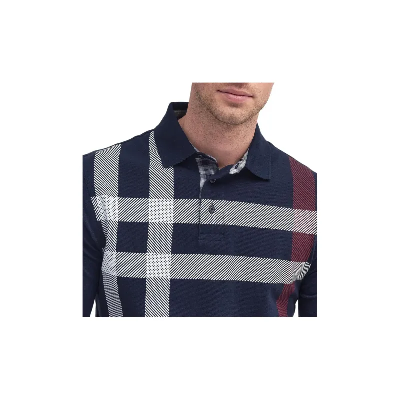 BARBOUR SS24 Polo Shirt Men's Dark Blue-4