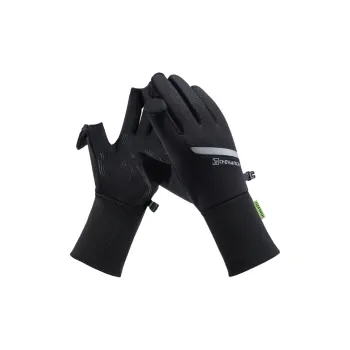 Yamaichi Maru Microfiber+O Particle Velvet+Dive Cloth+Conductive Fiber Cycling Gloves Men's