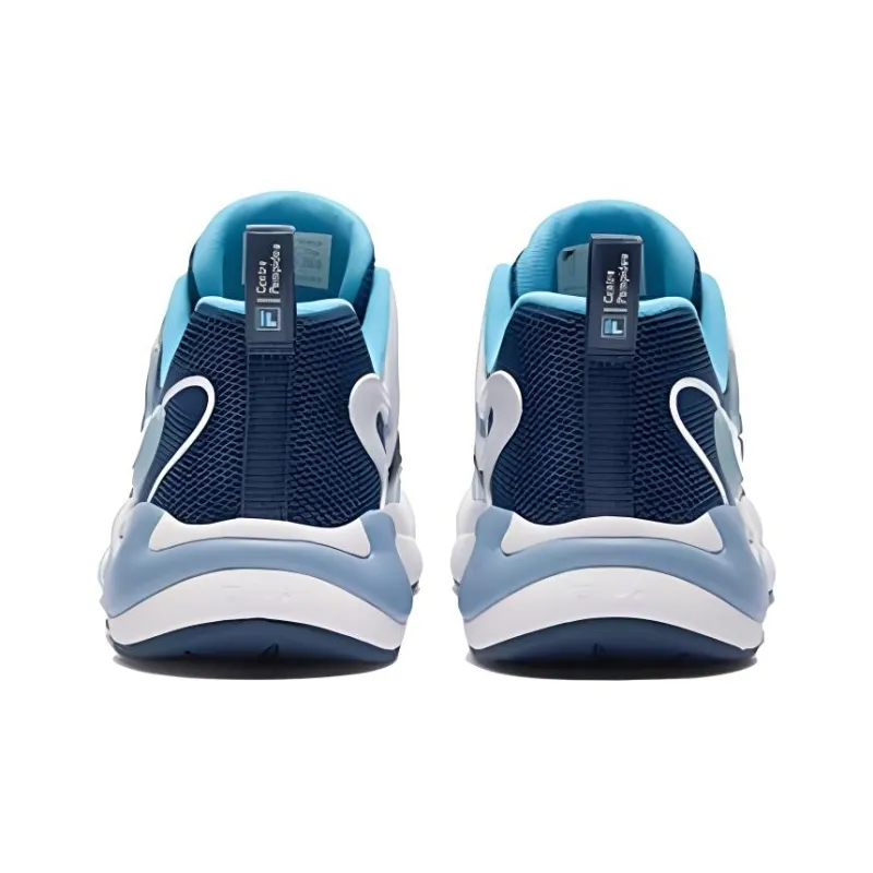 FILA KIDS Slip Resistant, Rebound, Breathable, And Supportive Low Top Kids' Running Shoes Blue White Unisex-3