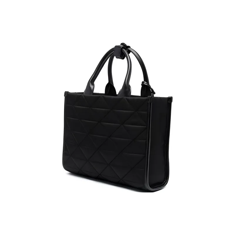 PRADA Symbole Nylon Tote Bag, Shopping Bag, Shoulder Bag, Crossbody Bag, Handbag Women's Black-1