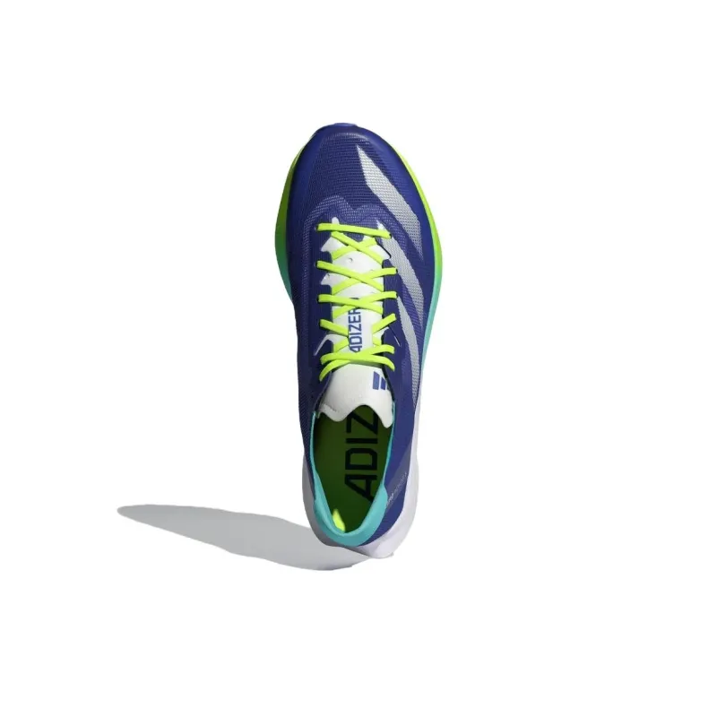 Adidas Adizero Adios 8 Anti-Slip Wear-Resistant Low-Top Running Shoes Men's Blue Gold-2