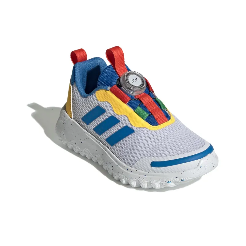 Adidas ActiveFlex BOA 3.0 Abrasion Resistant Low Top Kids Lifestyle Shoes White Teenagers-2