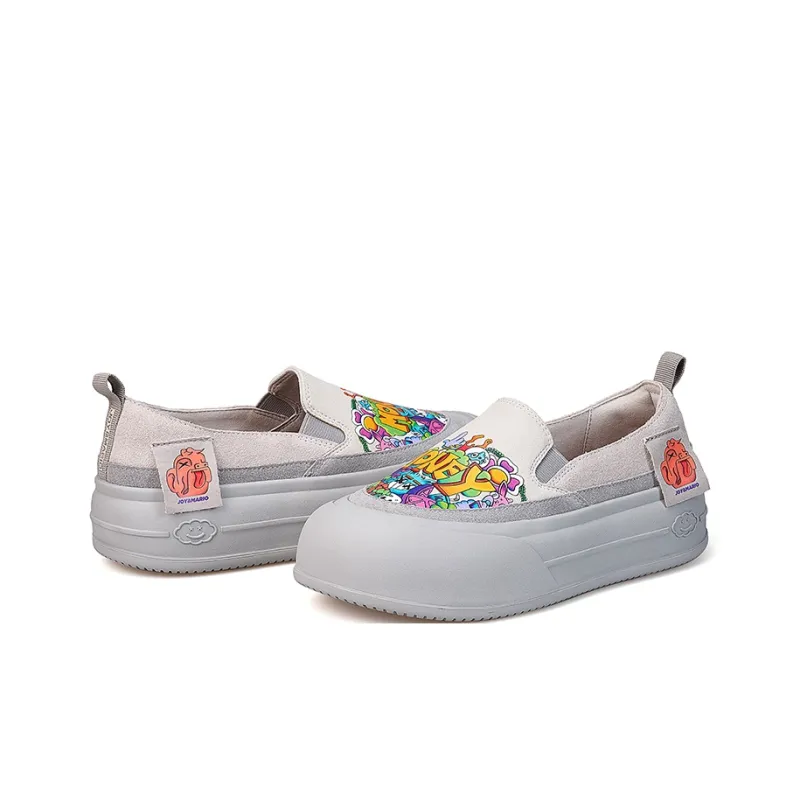 Joy&Mario Loafers Women's Camel/Light Gray/Yellow-8