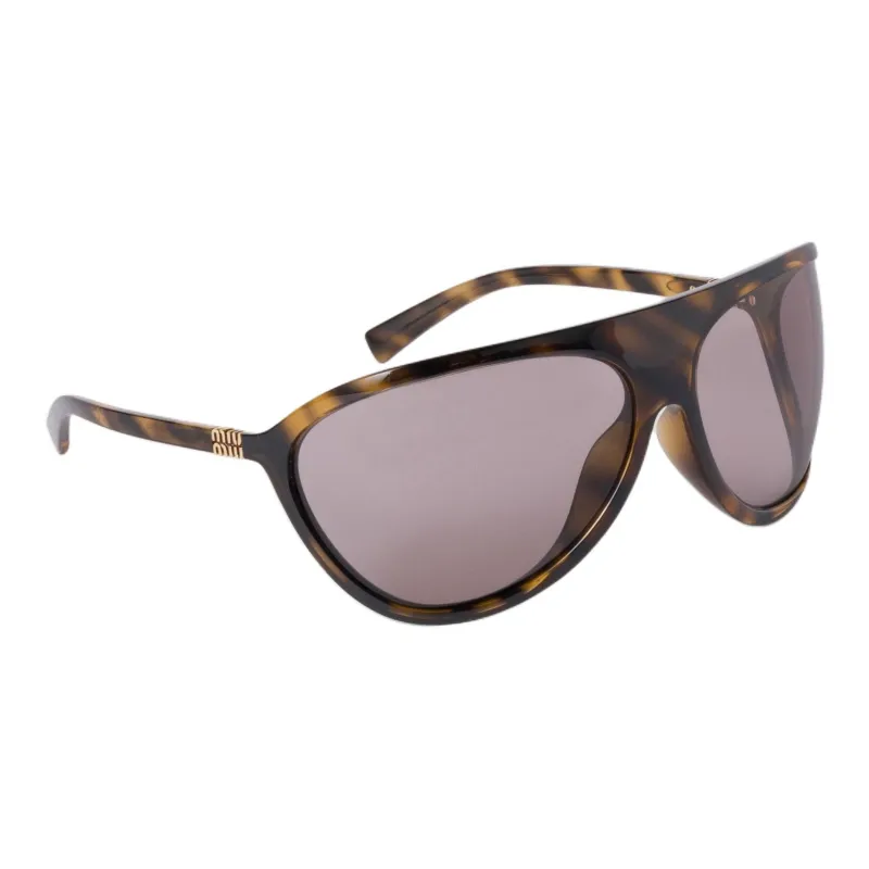 MIU MIU Tortoiseshell Oversized Sunglasses-3