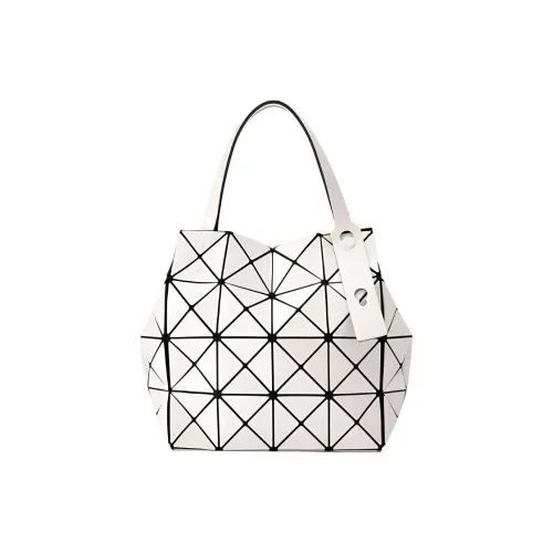 ISSEY MIYAKE CARAT Polyvinyl Chloride Resin Handbag Women's White