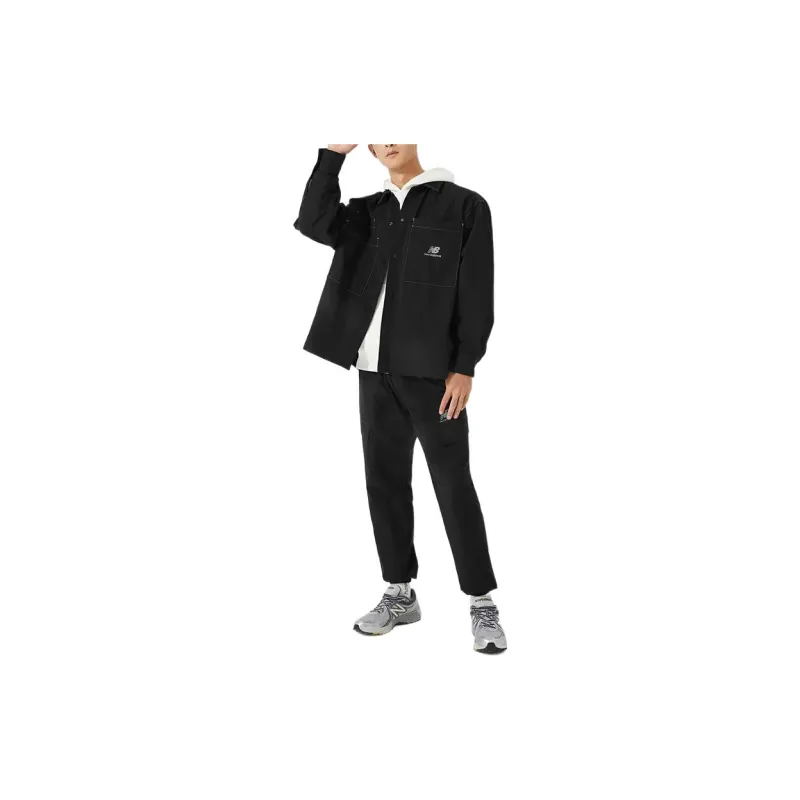 New Balance Jackets Coats Men's Black-2
