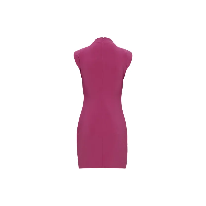 ARITZIA Babaton Vestry Dress Sleeveless Dress Women's Pomp Pink/Glamorous Style Pink-1