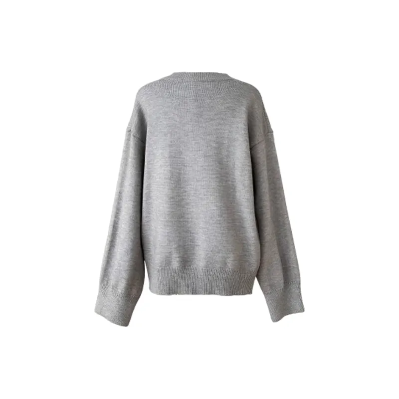 XUANSHU Sweaters Women's Gray-1