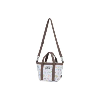 Columbia Polyester Tote Bag, Shopping Bag, Shoulder Bag, Crossbody Bag, Handbag Mini Unisex Gray Brown