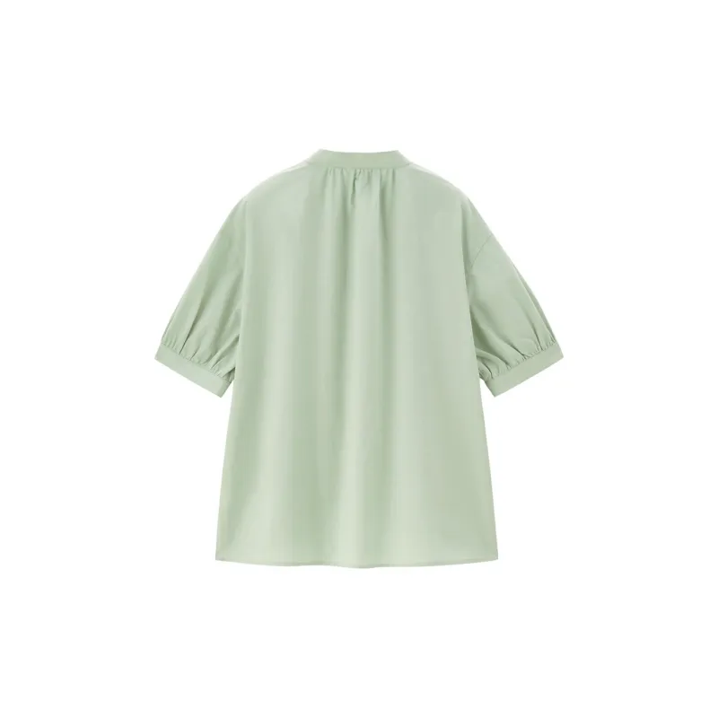 UNIQLO Shirt Women's Mint Green-1