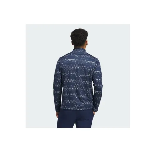 Adidas Free Shipping With AdiClub Core Printed Quarter Zip Pullover