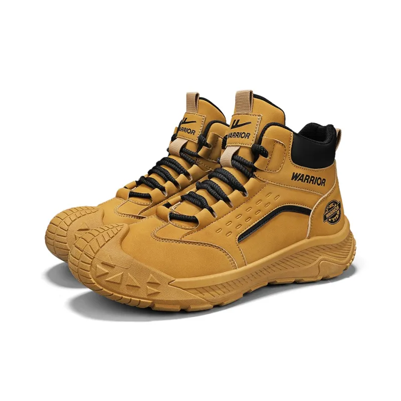 Warrior Cushioning Anti-Slip And Wear-Resistant High-Top Casual Shoes Men's-2
