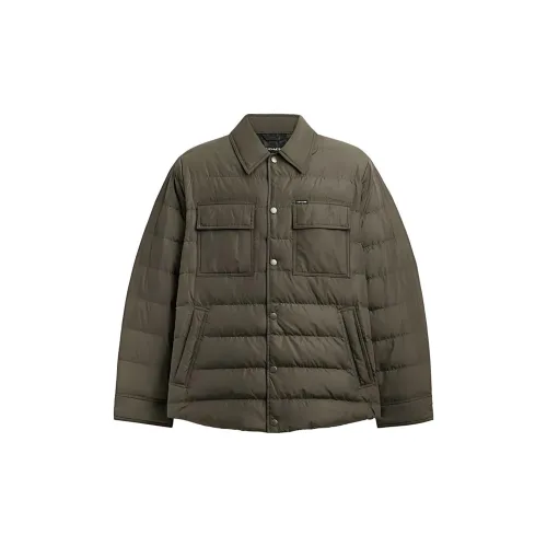 COACH Down Jackets Men Dark Green Fern