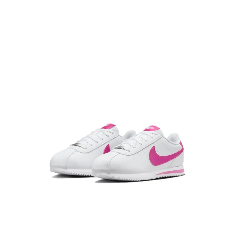Nike Abrasion Resistant Low Top Kids Lifestyle Shoes White Pink Kids'-2