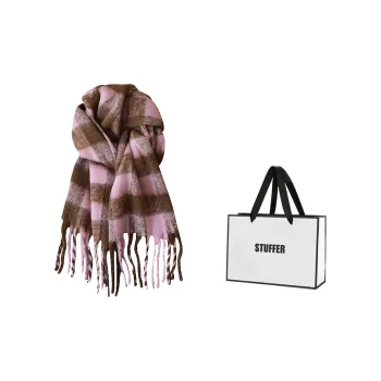 STUFFER Faux Cashmere Knit Scarves Unisex