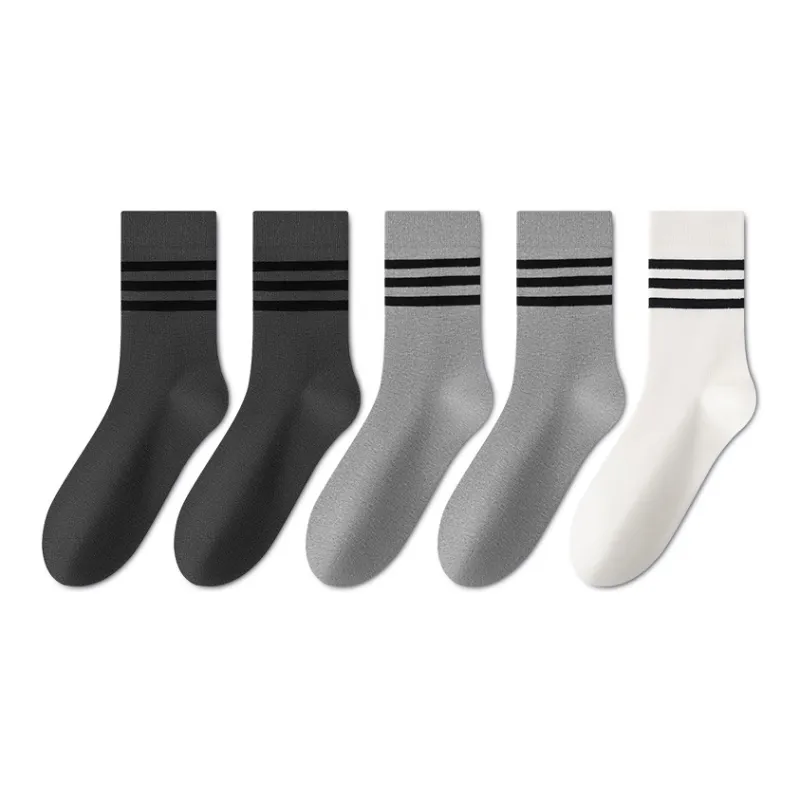 MIIOW Mid Calf Socks Men's Combo Set-2