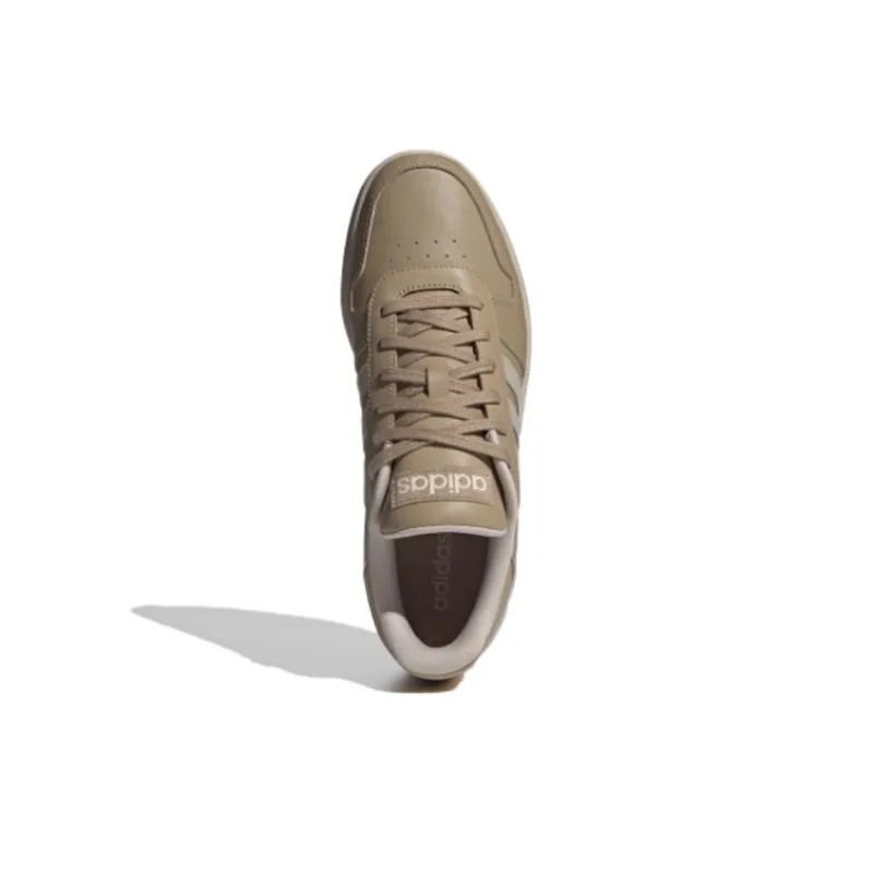 Adidas BASKETBALL Anti Slip Wear Resistant Low Top Skateboard Shoes Unisex Mud Brown-3
