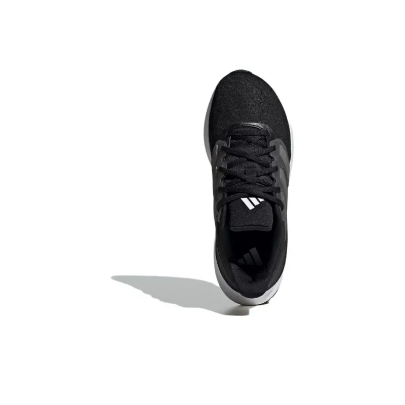 Adidas Breathable Support Low Top Kids' Running Shoes Black White Teenagers-4