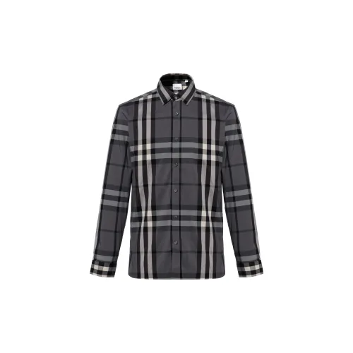 Burberry Shirts Men Black