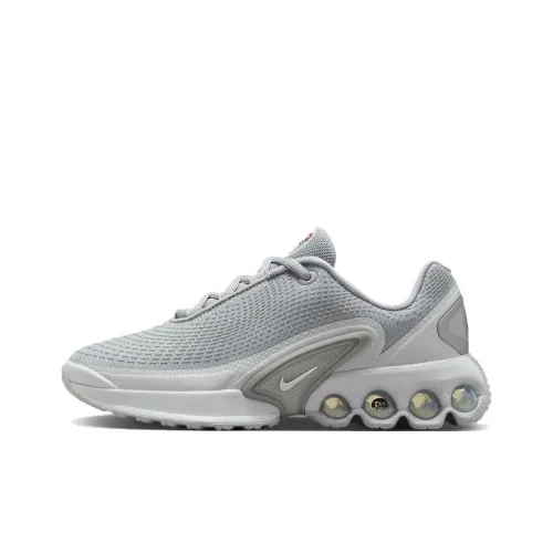 Nike Air Max Dn Anti-Slip Wear-Resistant Low-Top Kids' Running Shoes Gray Teenagers