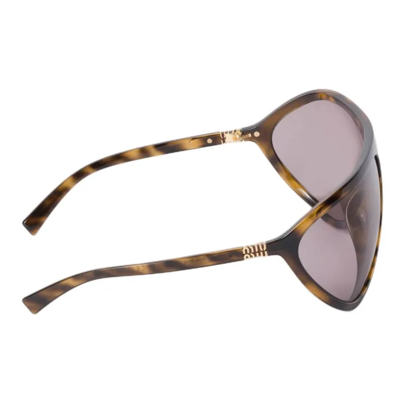 MIU MIU Tortoiseshell Oversized Sunglasses-2