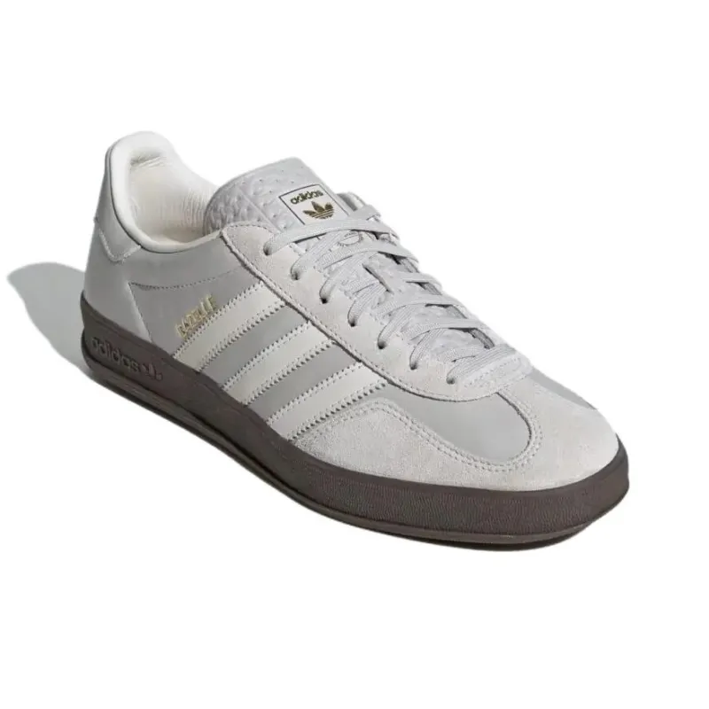 Adidas Gazelle Indoor Grey Core White Gum-2