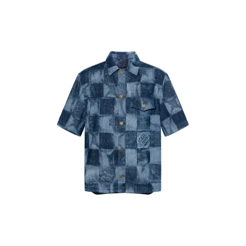 LOUIS VUITTON New Quarterly Products Of LV Shirts Men