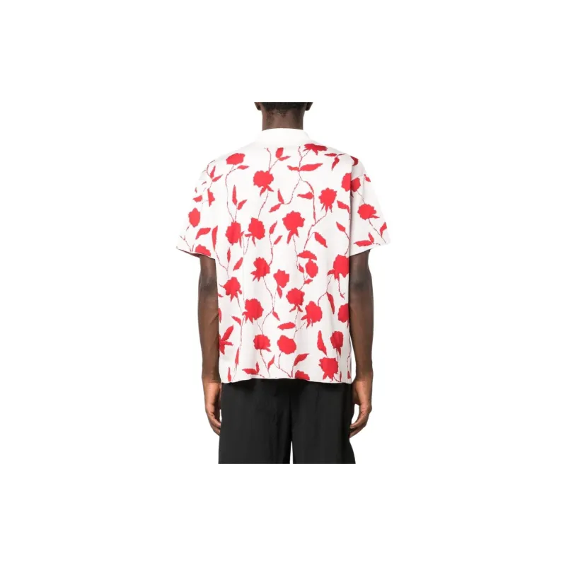 Jacquemus La Chemise Maille Rose jacquard Shirt-4