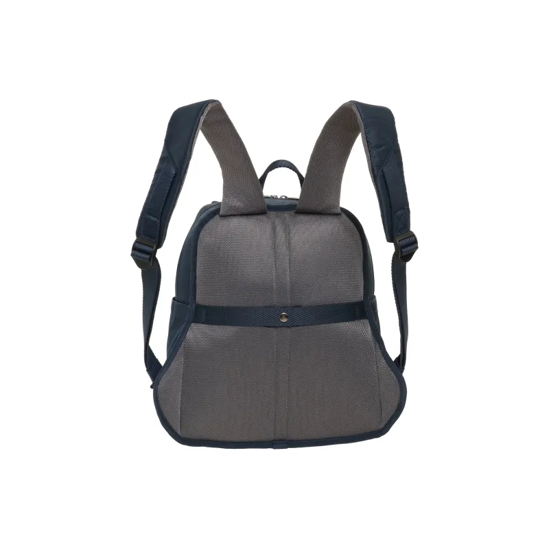 Ace. Fabric Backpack Large Size Unisex Black Blue-5
